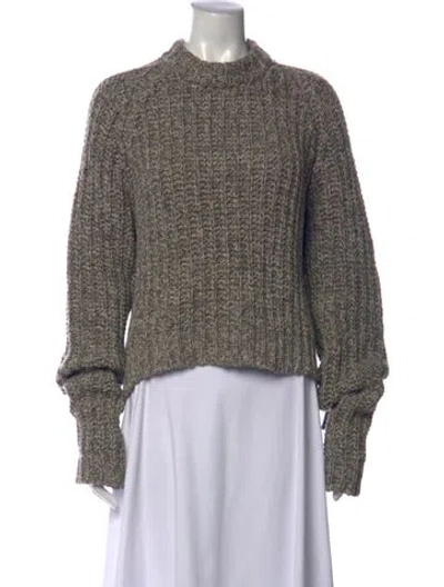 Pre-owned Raey Cashmere Mock Neck Sweater In Multicolor