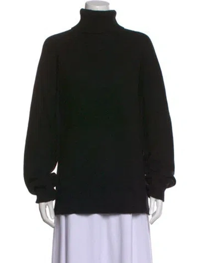 Pre-owned Raey Cashmere Turtleneck Sweater In Black