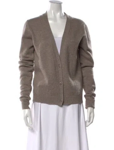 Pre-owned Raey Cashmere V-neck Sweater In Multicolor