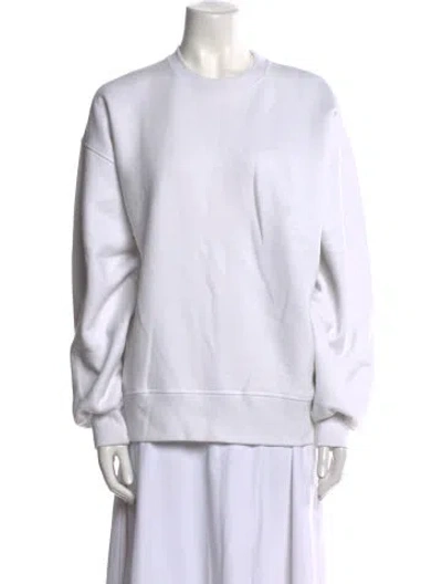 Pre-owned Raey Crew Neck Long Sleeve Sweatshirt In Neutral