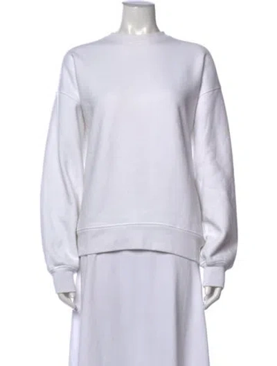 Pre-owned Raey Crew Neck Long Sleeve Sweatshirt In Neutral