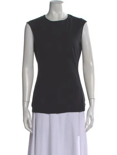 Pre-owned Raey Crew Neck Sleeveless Top In Gray