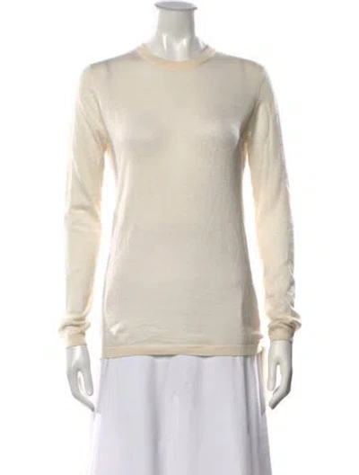 Pre-owned Raey Crew Neck Sweater In Neutrals