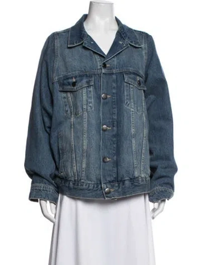 Pre-owned Raey Denim Jacket In Blue