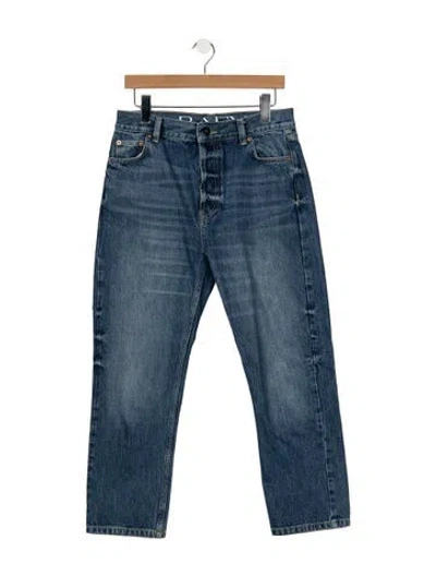 Pre-owned Raey High-rise Straight Leg Jeans In Blue