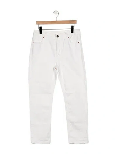 Pre-owned Raey High-rise Straight Leg Jeans In Blue