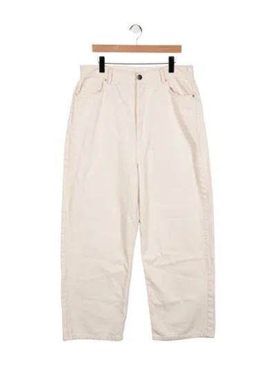 Pre-owned Raey High-rise Straight Leg Jeans In Neutrals