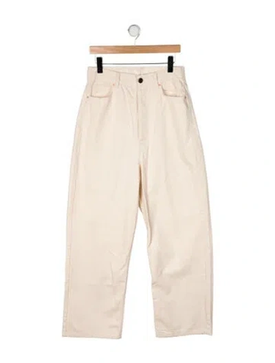Pre-owned Raey High-rise Straight Leg Jeans W/ Tags In Neutral