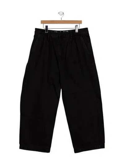 Pre-owned Raey High-rise Wide Leg Jeans In Black