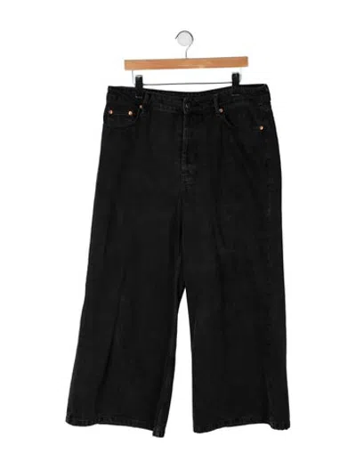 Pre-owned Raey High-rise Wide Leg Jeans In Grey