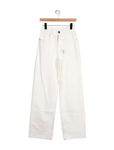 Pre-owned Raey High-rise Wide Leg Jeans In Multi