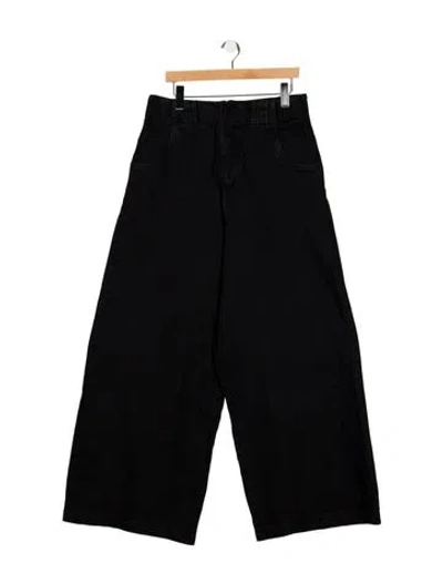 Pre-owned Raey High-rise Wide Leg Jeans W/ Tags In Black