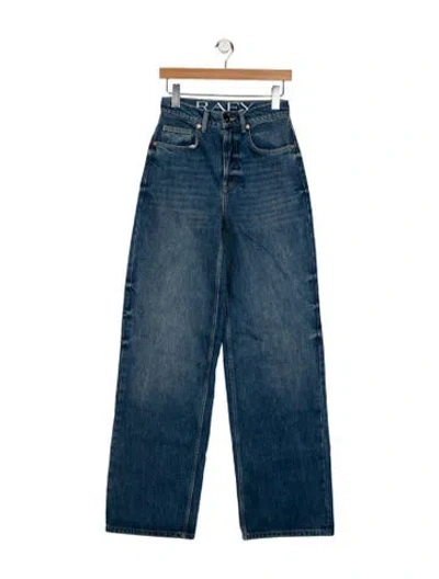 Pre-owned Raey High-rise Wide Leg Jeans W/ Tags In Blue