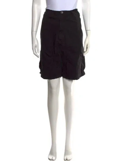 Pre-owned Raey Knee-length Shorts In Black