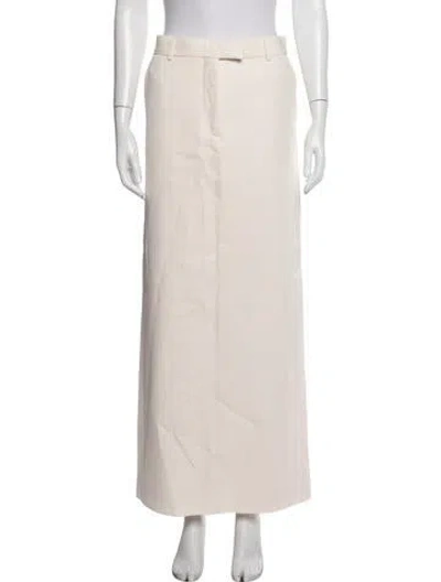 Pre-owned Raey Long Skirt In Grey