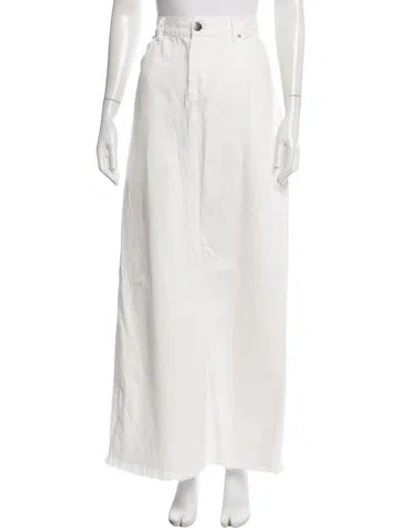 Pre-owned Raey Long Skirt In Neutrals
