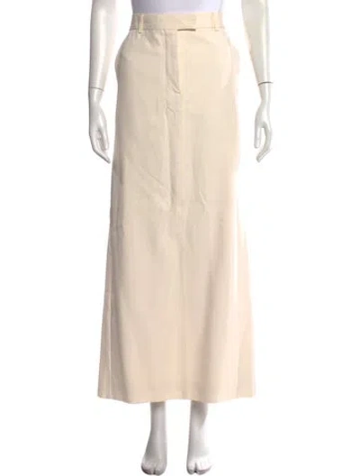 Pre-owned Raey Long Skirt In Neutrals