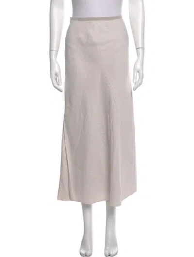 Pre-owned Raey Midi Length Skirt In Gray