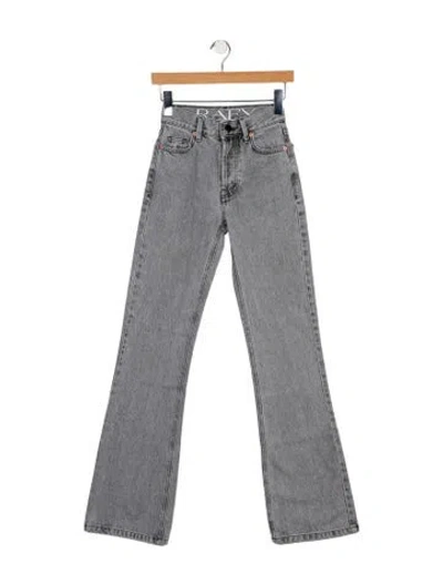Pre-owned Raey Mid-rise Skinny Leg Jeans In Blue