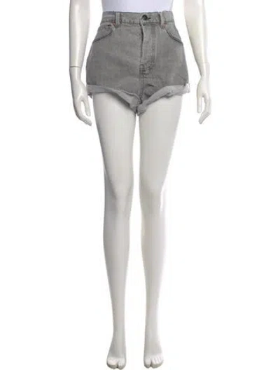 Pre-owned Raey Mini Shorts In Black