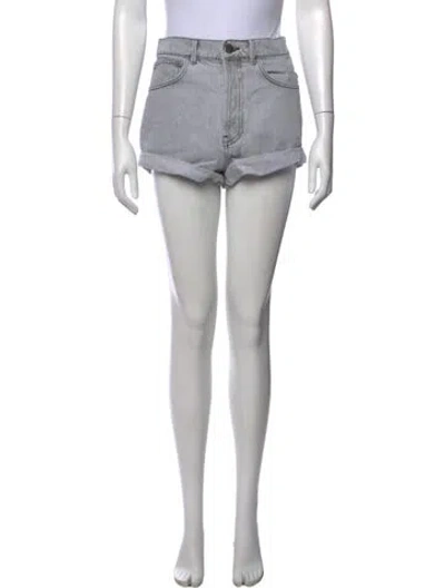 Pre-owned Raey Mini Shorts In Grey