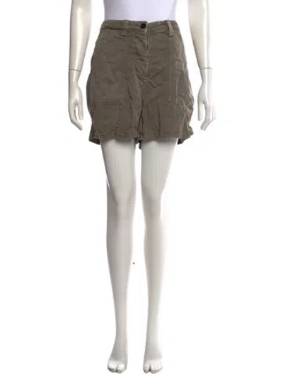 Pre-owned Raey Mini Shorts In Neutrals