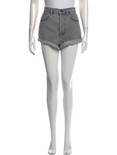 Pre-owned Raey Mini Shorts W/ Tags In Gray