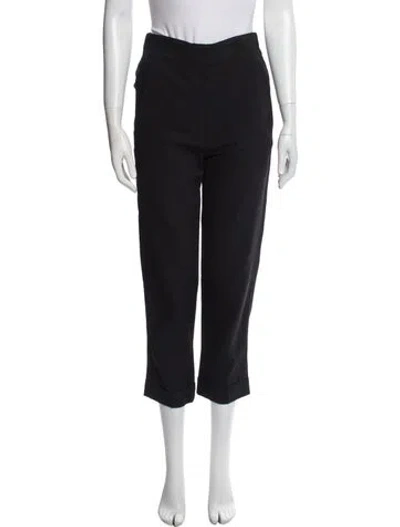 Pre-owned Raey Straight Leg Pants In Black