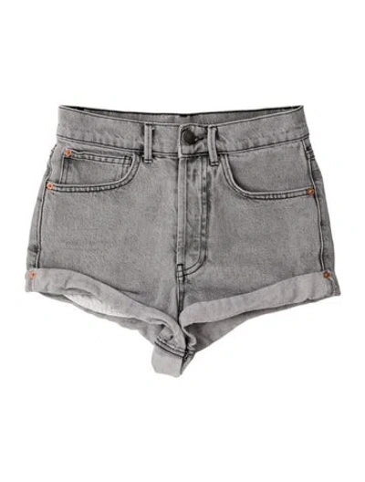 Pre-owned Raey Striped Mini Shorts In Multi