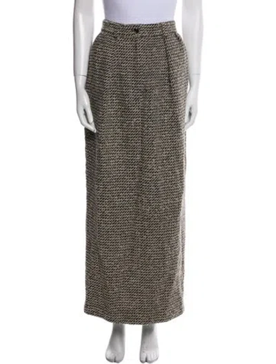 Pre-owned Raey Tweed Long Skirt W/ Tags In Multi