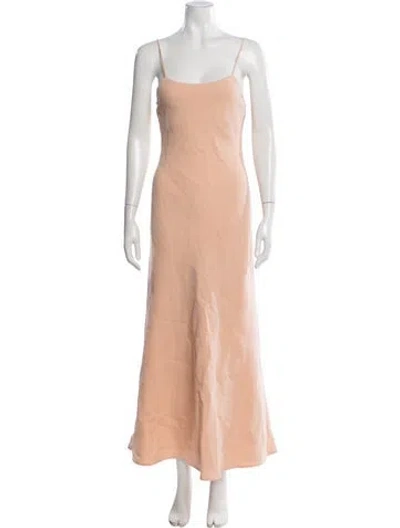 Pre-owned Raey Virgin Wool Long Dress W/ Tags In Neutral