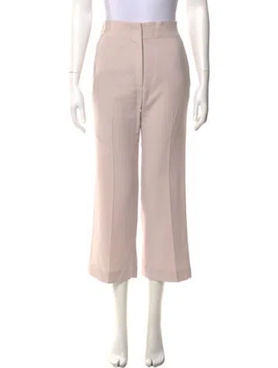 Pre-owned Raey Virgin Wool Wide Leg Pants In Neutral