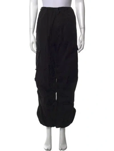 Pre-owned Raey Wide Leg Pants In Black