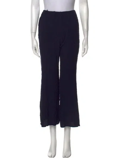 Pre-owned Raey Wide Leg Pants In Blue
