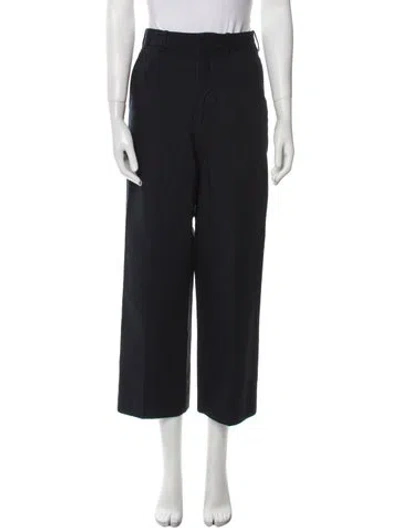 Pre-owned Raey Wide Leg Pants In Blue