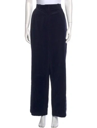 Pre-owned Raey Wide Leg Pants In Blue