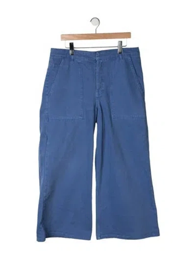 Pre-owned Raey Wide Leg Pants In Blue