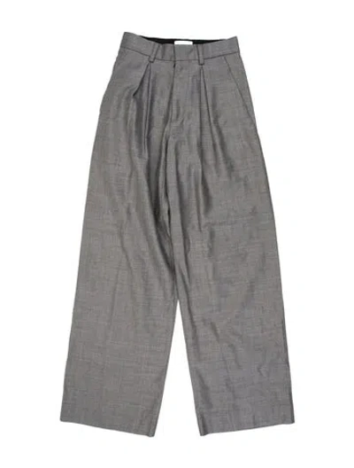 Pre-owned Raey Wide Leg Pants In Gray