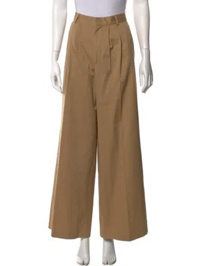 Pre-owned Raey Wide Leg Pants In Neutral
