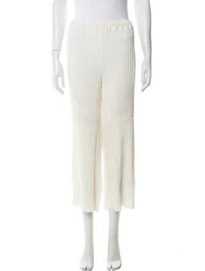 Pre-owned Raey Wide Leg Pants In Neutrals