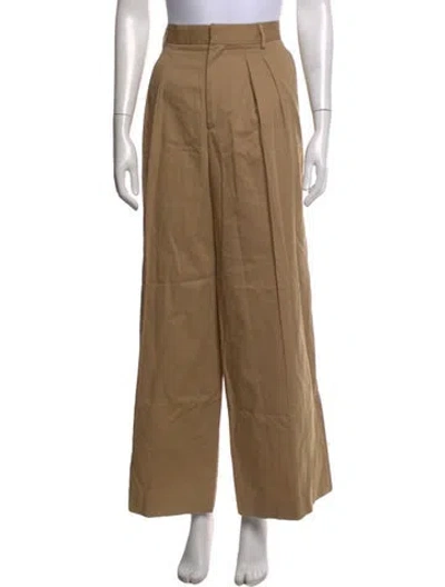 Pre-owned Raey Wide Leg Pants In Neutrals