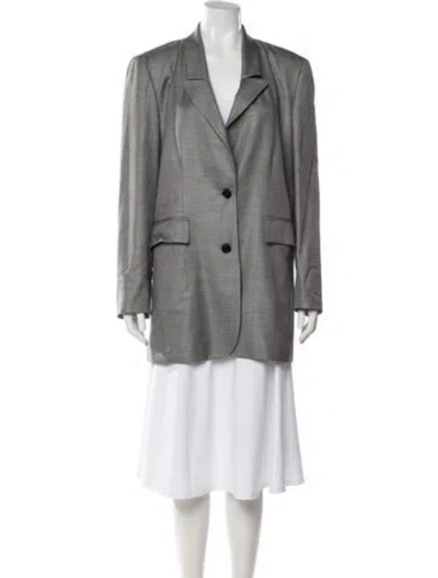 Pre-owned Raey Wool Blazer In Gray