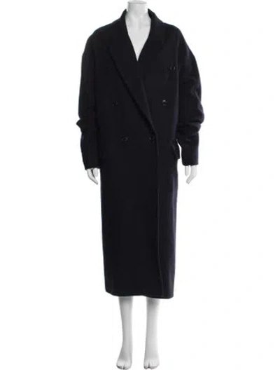 Pre-owned Raey Wool Coat In Blue