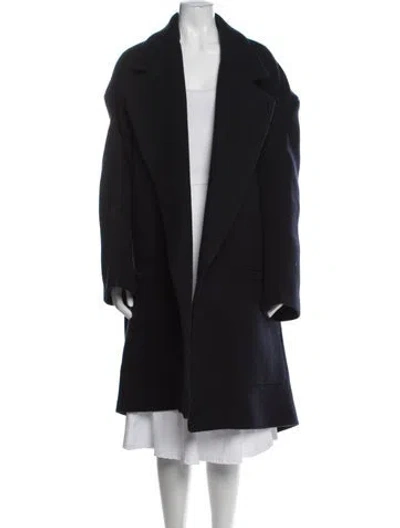 Pre-owned Raey Wool Coat In Blue