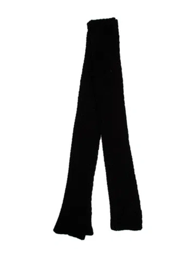 Pre-owned Raey Wool Infinity Scarf In Black