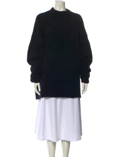 Pre-owned Raey Wool Mock Neck Sweater In Blue