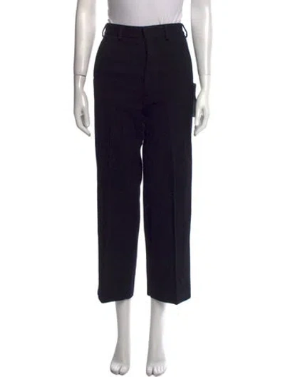 Pre-owned Raey Wool Skinny Leg Pants In Blue