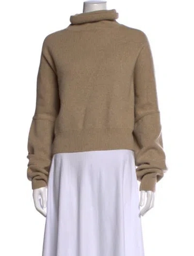 Pre-owned Raey Wool Turtleneck Sweater In Neutrals