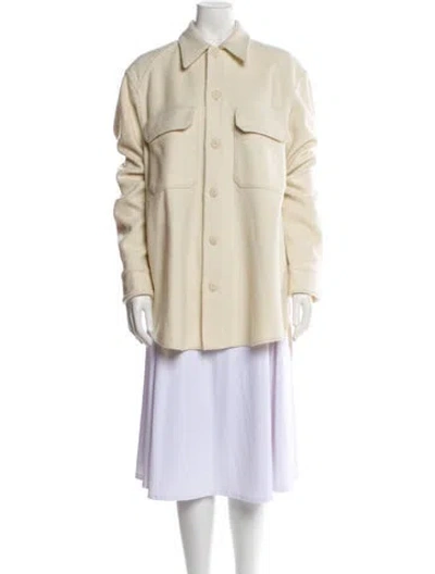 Pre-owned Raey Wool Utility Jacket In Neutral