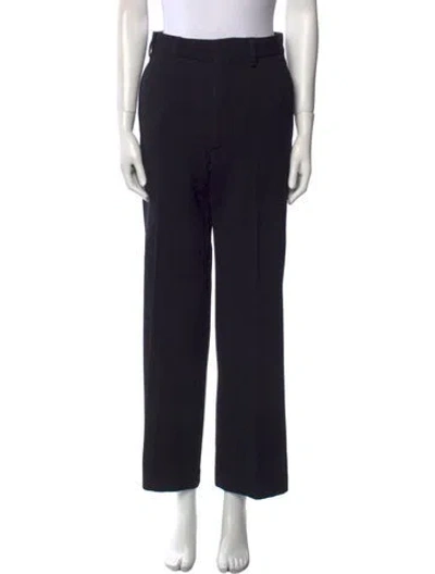 Pre-owned Raey Wool Wide Leg Pants In Blue